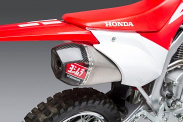 221210R520   Yoshimura  RS-9T   Full Stainless Exhaust w/ Stainless Muffler and Carbon End Cap  - HONDA  CRF125 F  '19-24