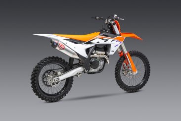 262540S320  Yoshimura    KTM  250/350 SX-F /Husqvarna FC 250/350  '22-24 RS-12  Stainless  Full System  with Aluminum Muffler Carbon End Cap