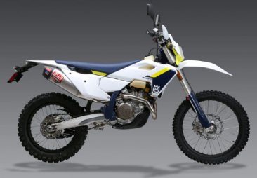 265022S320  Yoshimura   RS-12 Enduro Series Slip-On - Stainless/ Aluminum/ Carbon End Cap  -2024-2026  KTM/Husqvarna EXC-F 500, 350