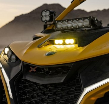 BAJA DESIGNS Can-Am Maverick R Dual S2 Pro Hood Kit - Can-Am Maverick R 2024-2025, 448208 (FREE SHIPPING)