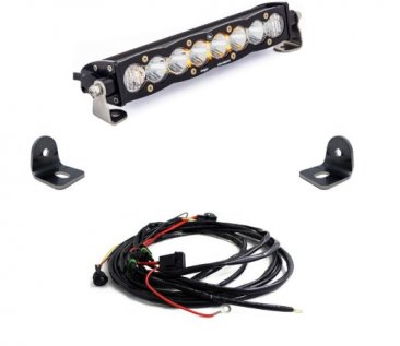 BAJA DESIGNS S8 10 Inch Hood Mount Light Bar Kit | RZR XP Turbo & Turbo S (2018-2021), 447072 (FREE SHIPPING)