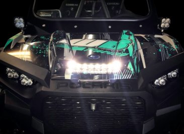 BAJA DESIGNS S8 10 Inch Hood Mount Light Bar Kit | RZR XP Turbo (2016-2018), 447073 (FREE SHIPPING)