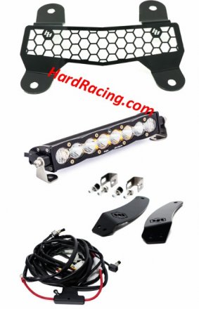 BAJA DESIGNS Textron/Arctic Cat S8 10 Inch Grille Mount Light Bar Kit w/Facia - Arctic Cat 2020-21 Wildcat XX; Textron 2018-19 Wildcat XX, 447144 (FREE SHIPPING**)
