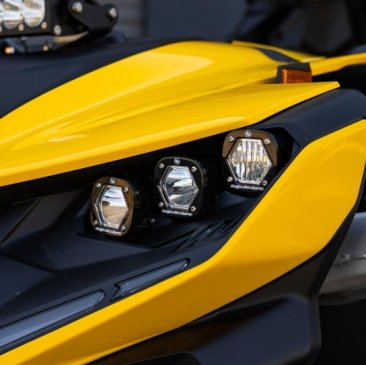 BAJA DESIGNS Can-Am Maverick R Triple S1 Headlight Kit - Can-Am Maverick R 2024-2025, 448186 (FREE SHIPPING)