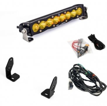 BAJA DESIGNS Baja Amber Polaris RZR Pro R S8 10" Light Bar Hood Mount Kit (2025), 448300 (FREE SHIPPING)