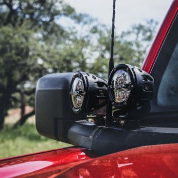 Rigid Industries Mount Kits-   2021 Ford Bronco A-Pillar Light Kit with A Set of 360 spot and a set of 360 Drive Lights  46722