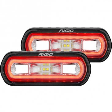Rigid Industries LED Light Bar - SR-L Series Spreader - Red  Halo Flush Mount or Surface Mount