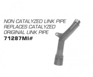 Arrow Exhaust - Yamaha R1 '04-06 -YPipe Catalizer  71287mi