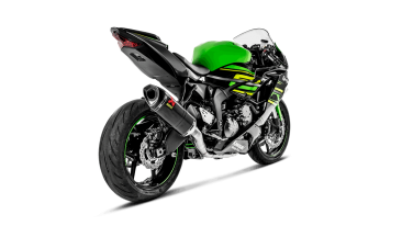 S-K6R11-RC  Akrapovic Racing Full System  Carbon Can  w/ Carbon End - '09-'20 ZX-6R