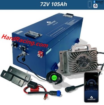 Allied Commercial 72V 105Ah Lithium LiFePO4 Battery Conversion Kit for Golf Cart, AB-72V-105AH