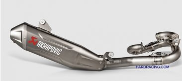 S-Y4MET16-FDHLTA   Akrapovic Dirt Exhaust - Yamaha-  Full Titanium Evolution System - YZ450F  '23-24  /WR 450F 2024