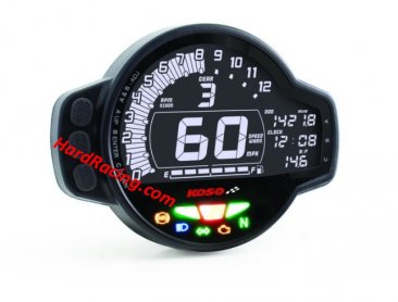 BA078100-GR   Koso MS-01 Multifunction Gauge / Meter (PLUG & PLAY) for 2013-2020 Honda Grom/SF, BA078100-GR