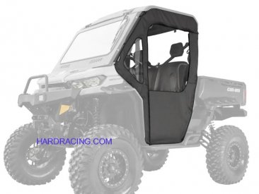 UTV -  SuperATV  CAN-AM DEFENDER PRIMAL SOFT CAB ENCLOSURE DOORS  (SE-CA-DEF-001 ,  SE-CA-DEFMAX-001)