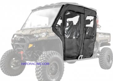 UTV -  SuperATV  CAN-AM DEFENDER PRIMAL SOFT CAB ENCLOSURE DOORS  (SE-CA-DEF-001 ,  SE-CA-DEFMAX-001)