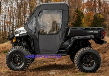 UTV -  SuperATV  CAN-AM DEFENDER PRIMAL SOFT CAB ENCLOSURE DOORS  (SE-CA-DEF-001 ,  SE-CA-DEFMAX-001)