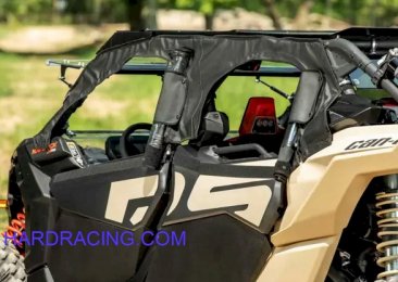 UTV-  SuperATV CAN-AM MAVERICK X3 MAX PRIMAL SOFT CAB ENCLOSURE UPPER DOORS   SE-CA-X3MAX-001