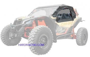 UTV-  SuperATV  CAN-AM MAVERICK X3 PRIMAL SOFT CAB ENCLOSURE UPPER DOORS   SE-CA-X3-001