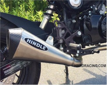 75-0309MC  HINDLE Full Stainless Evo Meg System w/ Carbon EndCap - 2022 + Honda Grom RR - BLACK FRIDAY