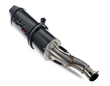 GPR Exhaust 'Carbon Look' Dual Silencer Slip-ons - BMW R1200S 2006>2008