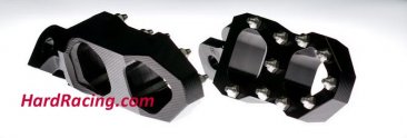 OTB-GROM-footpegs  OTB Prototypes Black Billet Aluminum MX Style Footpegs - '13-'24 Honda GROM / GROM SF / GROM RR / MONKEY - IN STOCK