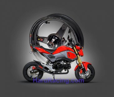 HONDA GROM BST Carbon Fiber Wheels - '13-'24  Honda GROM / GROM SF / Grom RR