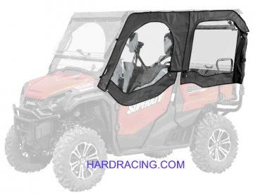 UTV-  SuperATV  HONDA PIONEER 1000-5 PRIMAL SOFT CAB ENCLOSURE UPPER DOORS   SE-H-PIO1K5-001