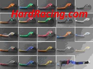 SBL BILLET Alum. Folding & Sliding Clutch & Brake Lever Set - '17-'26 Kawasaki Z125 Pro  LVR-FS-KAW-Z125