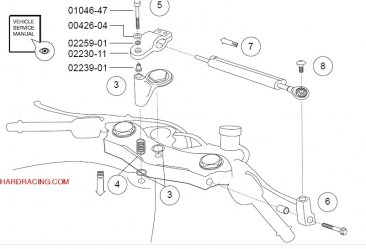 SD055  Yamaha Ohlins Steering Dampers, R6 '17-'24