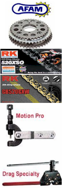 AFAM 520 Conversion Kit w/ RK Chain  RK-AFAM