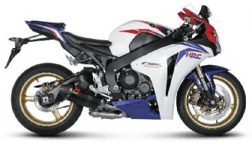 S-H10SO6T-TC  Akrapovic Carbon HEX Slip-on - '08-'13  CBR1000RR NON-ABS & '09-'13 CBR1000RR ABS Model