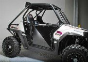 UTV Pro Armor Doors -RZR Doors w/ Sheet Metal (Set) BLACK W/OUT CUT OUTS  P081209BL