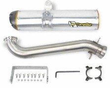 UTV Two Brothers Exhaust -M-7 VALE  Aluminum  Slip-On '08-'10  RZR 800