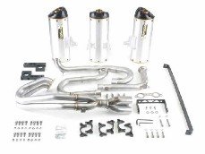 005-2790106TV  UTV Two Brothers Exhaust -Full System w/ Aluminum Canister  Triple M-7 VALE '08-'10 RZR 800