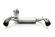 M-FI/SS/1H  Akrapovic Automotive Exhaust - Fiat Abarth 500 (Euro Model Only)- Slip on homologated exhaust system (w/o tail pipes)