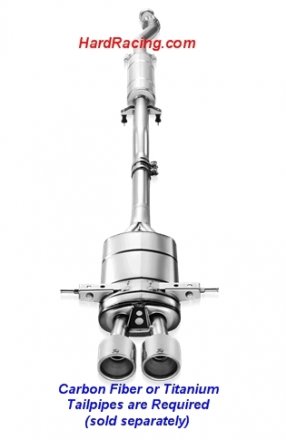 ME-MIN/TI/1H  Akrapovic Evolution Exhaust Stainless - 2007-2014 MINI Cooper S (R56) / Cooper S Cabrio (R57)