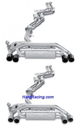 ME-BM/T/3  Akrapovic Evolution Line (Titanium) - 2011-2012 BMW 1 Series M Coupé (E82) (without exhaust tips)