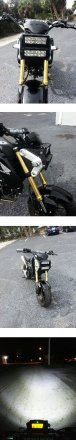 DOUBLE LED LIGHTBAR HEADLIGHT CONVERSION KIT - Honda GROM (LED-CONVERSION-2) '13-'15 GROM "OG"