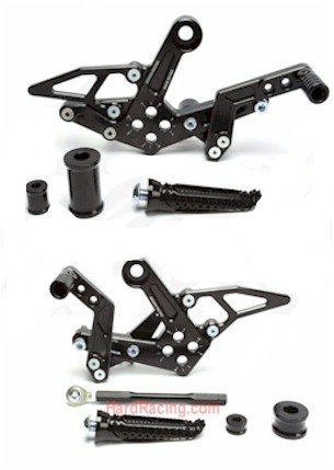 DRP-702BK  Driven Racing Rear Sets - '13-'15 Honda GROM "OG ONLY"