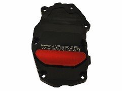 60-0502RB  Woodcraft Billet Alum. Engine Covers - Right SIDE -675 '13-17    Ignition Trigger Cover