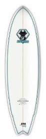 100324  BIC Surfboards- 6'4 Hydro Fish Superfrog