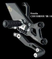 FTRHO006X  LighTech Rear Sets - Honda -  CBR 1000 RR  '08-'19 (Also w/ABS)
