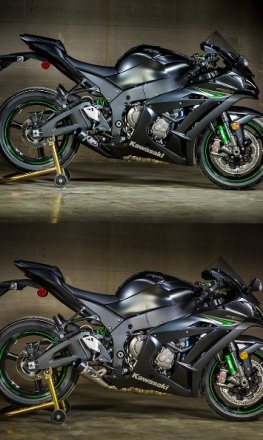KA9902-GP, KA9906-GP  M4 Exhaust - Kawasaki -'16-18  ZX10R  GP Slip On  (Removes Stock Catalytic Converter)