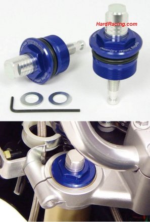 06-06-07  Takegawa Front Fork Adjusters - '17-'22 Kawasaki Z125 PRO  (SPECIAL ORDER ONLY )