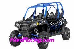 UTV Pro Armor - 2014 RZR-4 GRAPHIC KIT - STEALTH BLACK (BLUE CAGE) W/CUT OUTS  P144405SB