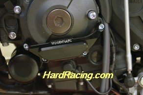 60-0416LI  Woodcraft Billet Alum. Engine Covers - LEFT SIDE - '17-18 FZ 10/ MT-10 '17-24 (PROTECTOR ONLY)