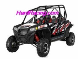 UTV Pro Armor - 2013 RZR XP4 BLACK/ WHITE/ RED W/ CUT OUTS GRAPHIC KIT  P134405BW
