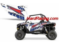 UTV Pro Armor -XP1K FULL DOOR GRAPHIC KIT- WHITE LIGHTNING 2015   P151405WL
