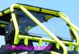 UTV Windshields - Polaris RZR 900 Scratch Resistant Rear Windshield  RWS-P-RZR900-70