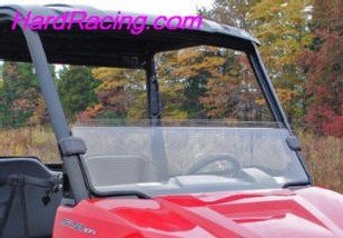 UTV Windshields -Polaris Ranger Midsize Scratch Resistant Half Windshield   HWS-P-RANMID-70