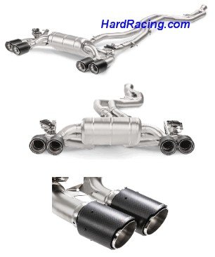 ME-BM/T/8H   Akrapovic Evolution Full Titanium Exhaust - 2016-2017 BMW M2 Evolution System